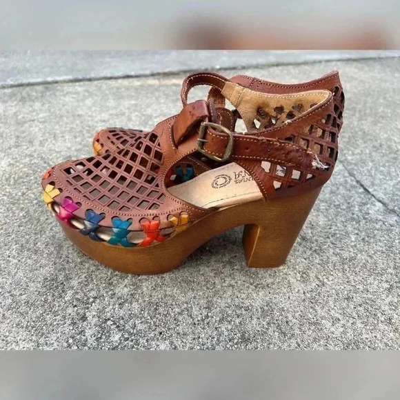 mexican huaraches boho wedges - Picture 6 of 7